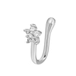 U-förmige Nasenklammer Kupfer Eingefasst Mit Zirkon Nasenschmuck, Farbe: G-189 Silber, G-364 Gold, G-365 Silber, G-247 Gold, G-248 Silber, G-251 Gold, G-252 Silber, G-253 Gold, G-254 Silber, G-235 Gold, G-236 Silber, G-231 Gold, G-232 Silber, G-249 Gold