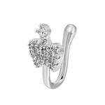 U-förmige Nasenklammer Kupfer Eingefasst Mit Zirkon Nasenschmuck, Farbe: G-189 Silber, G-364 Gold, G-365 Silber, G-247 Gold, G-248 Silber, G-251 Gold, G-252 Silber, G-253 Gold, G-254 Silber, G-235 Gold, G-236 Silber, G-231 Gold, G-232 Silber, G-249 Gold