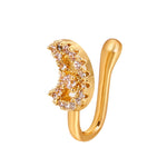 U-förmige Nasenklammer Kupfer Eingefasst Mit Zirkon Nasenschmuck, Farbe: G-189 Silber, G-364 Gold, G-365 Silber, G-247 Gold, G-248 Silber, G-251 Gold, G-252 Silber, G-253 Gold, G-254 Silber, G-235 Gold, G-236 Silber, G-231 Gold, G-232 Silber, G-249 Gold