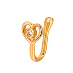 U-förmige Nasenklammer Kupfer Eingefasst Mit Zirkon Nasenschmuck, Farbe: G-189 Silber, G-364 Gold, G-365 Silber, G-247 Gold, G-248 Silber, G-251 Gold, G-252 Silber, G-253 Gold, G-254 Silber, G-235 Gold, G-236 Silber, G-231 Gold, G-232 Silber, G-249 Gold