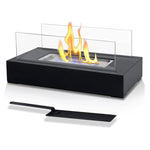 Tisch-Ethanol-Kaminlampe für den Außenbereich, Flammenheizung, Metallkamin, Metallkamin