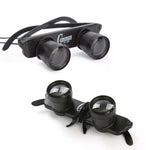 Camman 3 x 28 Verstellbarer Fokus Fernglas-Brillentyp für Angler, Spez.: Nur Fernglas, mit Reißverschluss-Brillenetui
