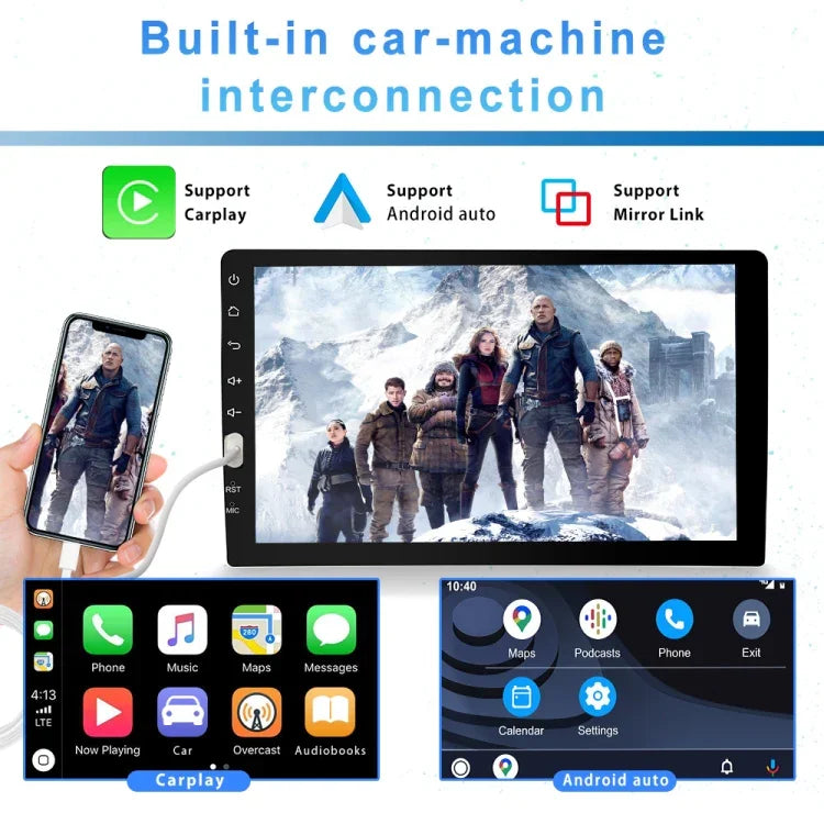 Q3570 9 Zoll Carplay Einzel-Drehzahl MP5 Player, Stil:, Standard, Standard+4 Lichtkamera, Standard+8 Lichtkamera, Standard+12 Lichtkamera