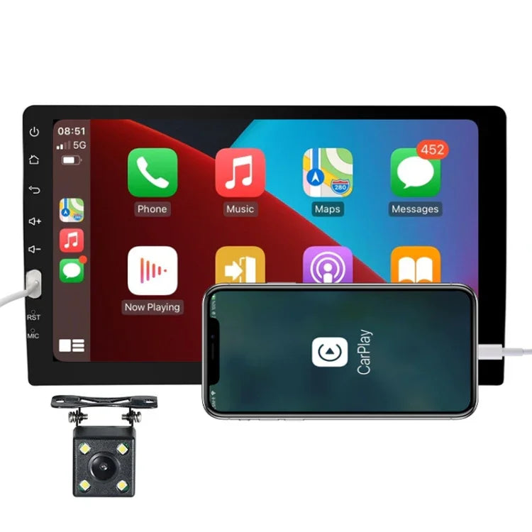 Q3570 9 Zoll Carplay Einzel-Drehzahl MP5 Player, Stil:, Standard, Standard+4 Lichtkamera, Standard+8 Lichtkamera, Standard+12 Lichtkamera