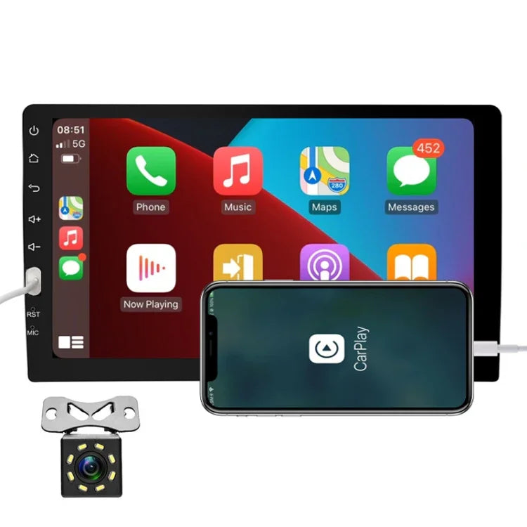 Q3570 9 Zoll Carplay Einzel-Drehzahl MP5 Player, Stil:, Standard, Standard+4 Lichtkamera, Standard+8 Lichtkamera, Standard+12 Lichtkamera