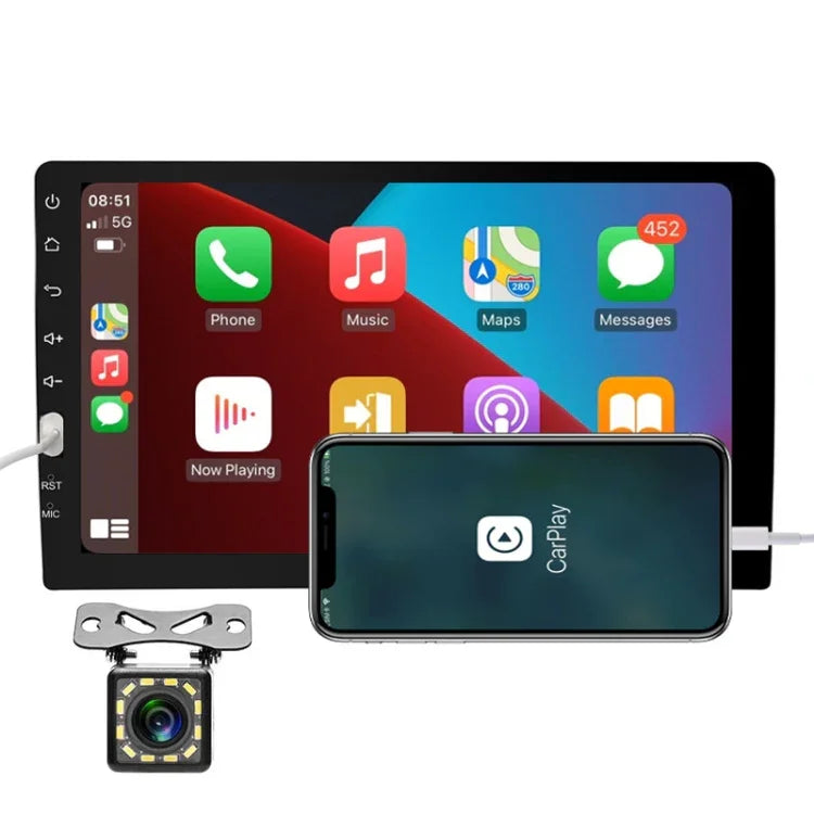 Q3570 9 Zoll Carplay Einzel-Drehzahl MP5 Player, Stil:, Standard, Standard+4 Lichtkamera, Standard+8 Lichtkamera, Standard+12 Lichtkamera