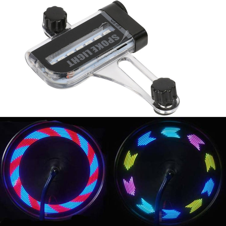 Fahrrad Doppelseitige Hot Wheels Mountainbike Stahl-Draht Bunte Speichenlampe, A02