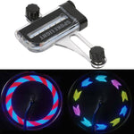Fahrrad Doppelseitige Hot Wheels Mountainbike Stahl-Draht Bunte Speichenlampe, A02