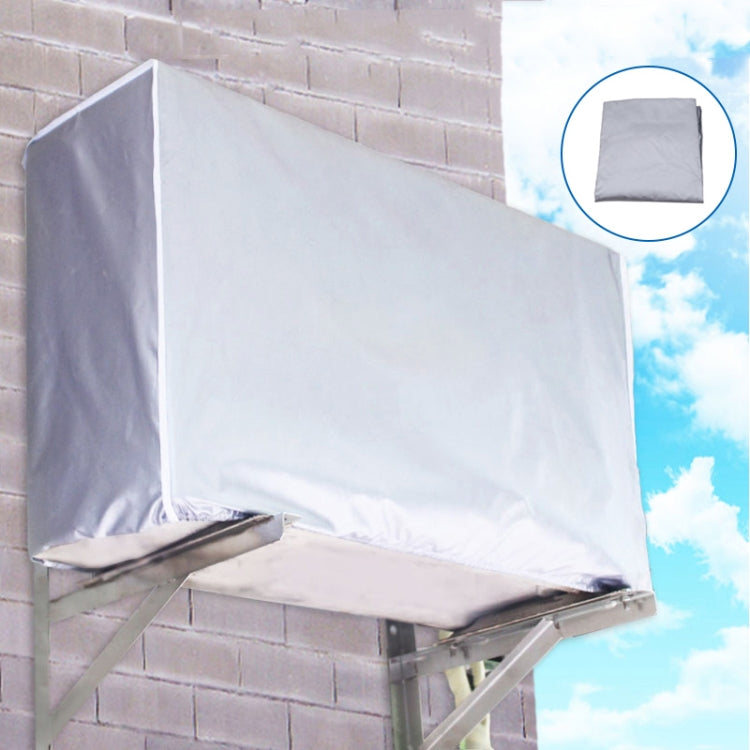 Außenklimaanlagenabdeckung, wasserdichte Staubschutzhülle, regendichte Abdeckung, Größe: S 80 x 28 x 54 cm, M 86 x 30 x 56 cm, L 95 x 40 x 73 cm, XL 100 x 41 x 80 cm