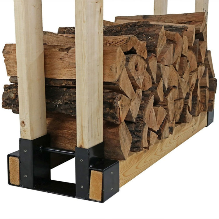 Robuste Kaminholzregale für drinnen und draußen, Holzstapelregale