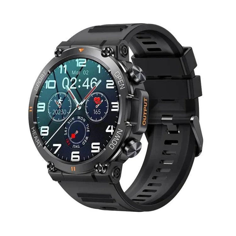 K56Pro 1,39 Zoll Smartwatch mit Herzfrequenz-, Blutdruck- und Blutsauerstoffmessung sowie Anruffunktion