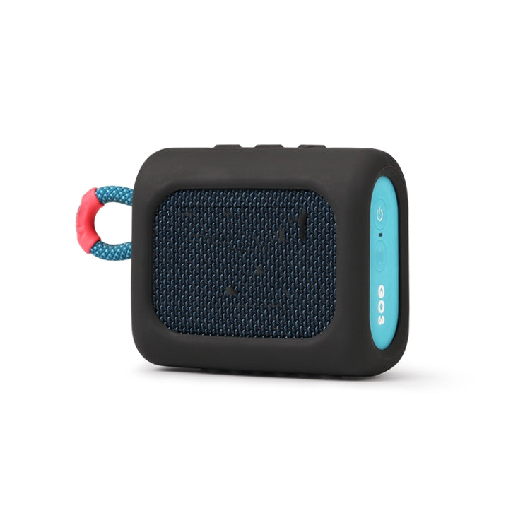 Für JBL GO3 Staubdichte Silikonhülle Stoßfeste Lautsprecherhülle, Schwarz, Rot, Grau, Blau