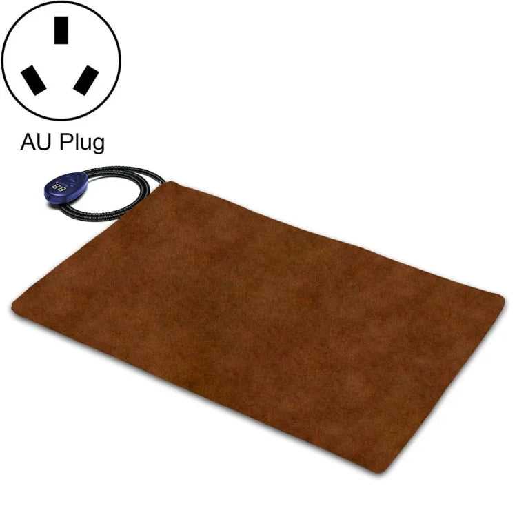 12V Niederspannung Multifunktionale Wärmedecke für Haustiere, 65x40cm, Kaffeebraun