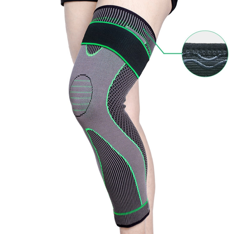 Nylon Gestrickte Reit-Sport Verlängerte Knieschützer, S, M, L