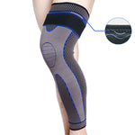 Nylon Gestrickte Reit-Sport Verlängerte Knieschützer, S, M, L