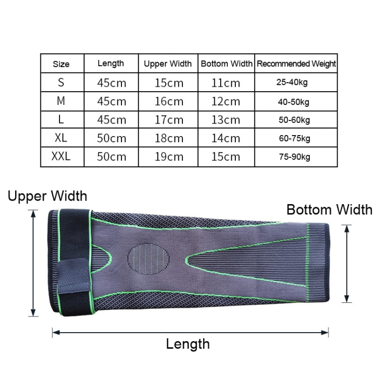 Nylon Gestrickte Reit-Sport Verlängerte Knieschützer, S, M, L
