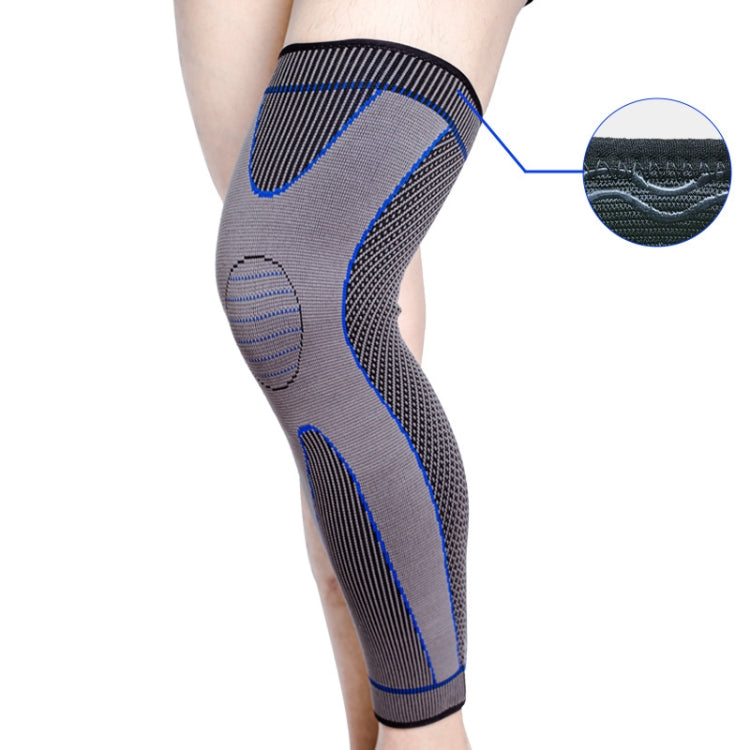 Nylon Gestrickte Reit-Sport Verlängerte Knieschützer, S, M, L