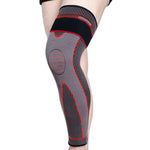 Nylon Gestrickte Reit-Sport Verlängerte Knieschützer, S, M, L