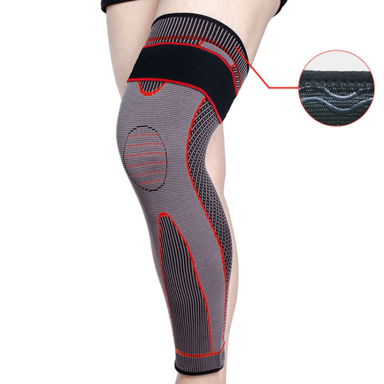 Nylon Gestrickte Reit-Sport Verlängerte Knieschützer, S, M, L