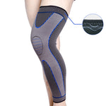 Nylon Gestrickte Reit-Sport Verlängerte Knieschützer, S, M, L
