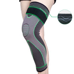 Nylon Gestrickte Reit-Sport Verlängerte Knieschützer, S, M, L