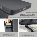 Outdoor Campinghocker USB-Heizung Tragbare Matte, Grau