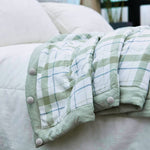 8 Stück spurloser One-Touch-Entriegelungs-Pilzförmiger Quiltfixierer, Rosa+Stoffnadel, Blau+Stoffnadel
