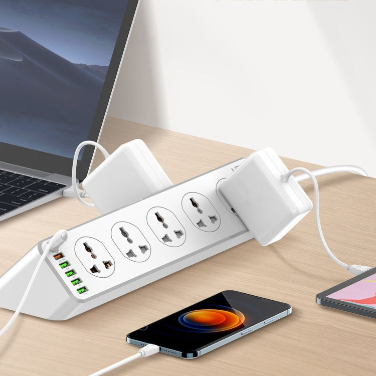 LDNIO SC10610 30W 10+6 Ports Multifunktionale Reise-Home-Office Schnelllade-Steckdose, Spezifikation:, UK-Stecker, EU-Stecker, US-Stecker