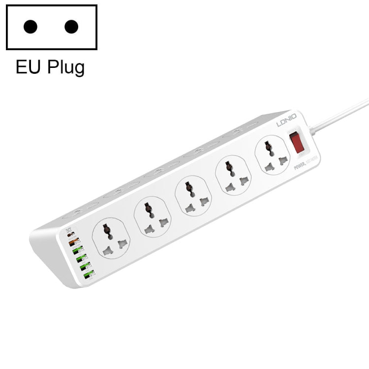LDNIO SC10610 30W 10+6 Ports Multifunktionale Reise-Home-Office Schnelllade-Steckdose, Spezifikation:, UK-Stecker, EU-Stecker, US-Stecker