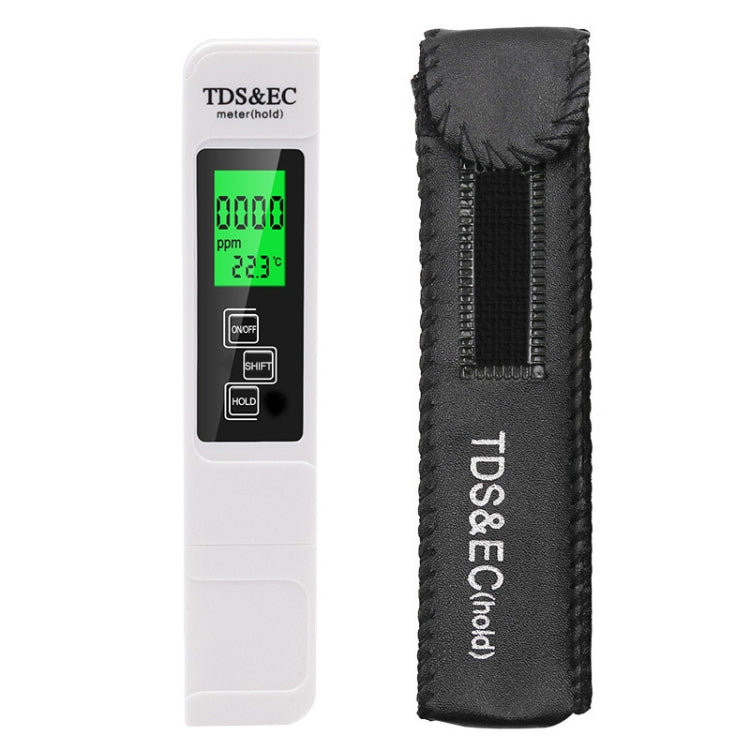 Hintergrundbeleuchtetes Modell TDS & EC Wasserqualitäts-Teststift Leitfähigkeitstest-Stift, Hintergrundbeleuchtetes Modell (Weiß), Hintergrundbeleuchtetes Modell (Blau)