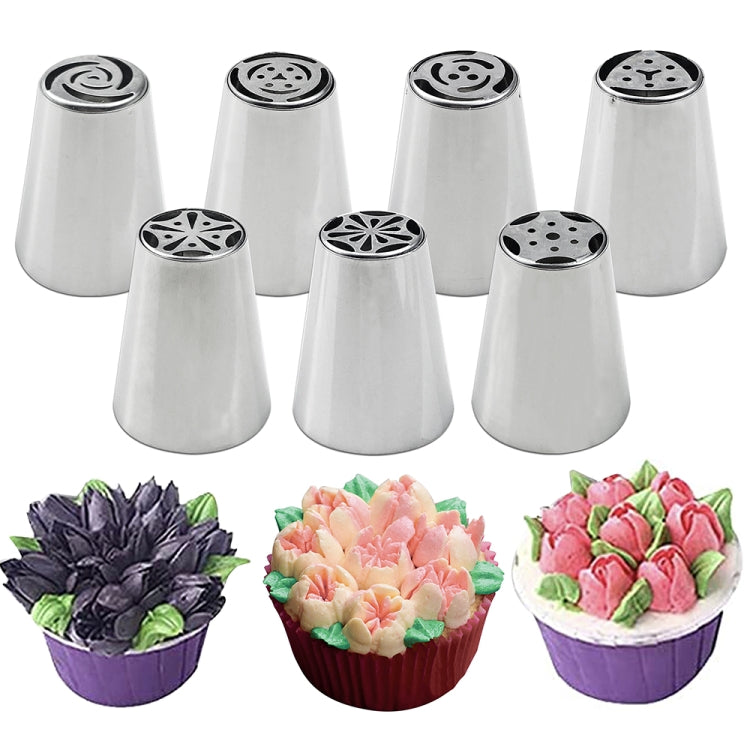 Edelstahl-Lamellendüsenset Kuchen DIY Lamellendüsenset Backwerkzeuge, 7-teiliges Set, 8-teiliges Set, 9-teiliges Set, 10-teiliges Set, 11-teiliges Set, 12-teiliges Set, 14-teiliges Set, 128-teiliges Set