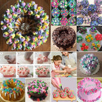 Edelstahl-Lamellendüsenset Kuchen DIY Lamellendüsenset Backwerkzeuge, 7-teiliges Set, 8-teiliges Set, 9-teiliges Set, 10-teiliges Set, 11-teiliges Set, 12-teiliges Set, 14-teiliges Set, 128-teiliges Set