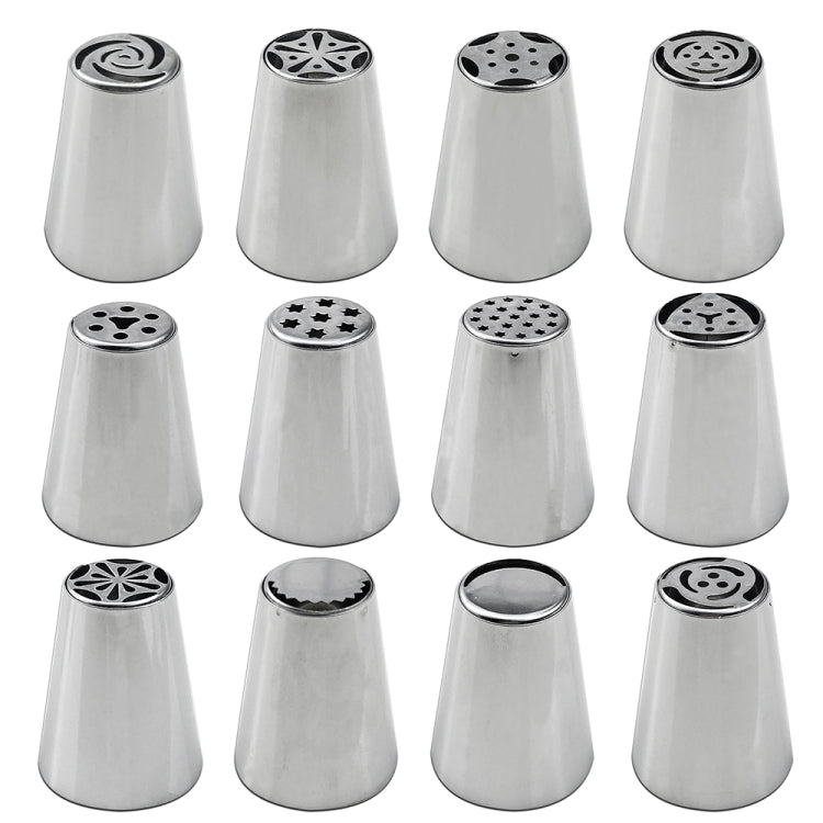 Edelstahl-Lamellendüsenset Kuchen DIY Lamellendüsenset Backwerkzeuge, 7-teiliges Set, 8-teiliges Set, 9-teiliges Set, 10-teiliges Set, 11-teiliges Set, 12-teiliges Set, 14-teiliges Set, 128-teiliges Set
