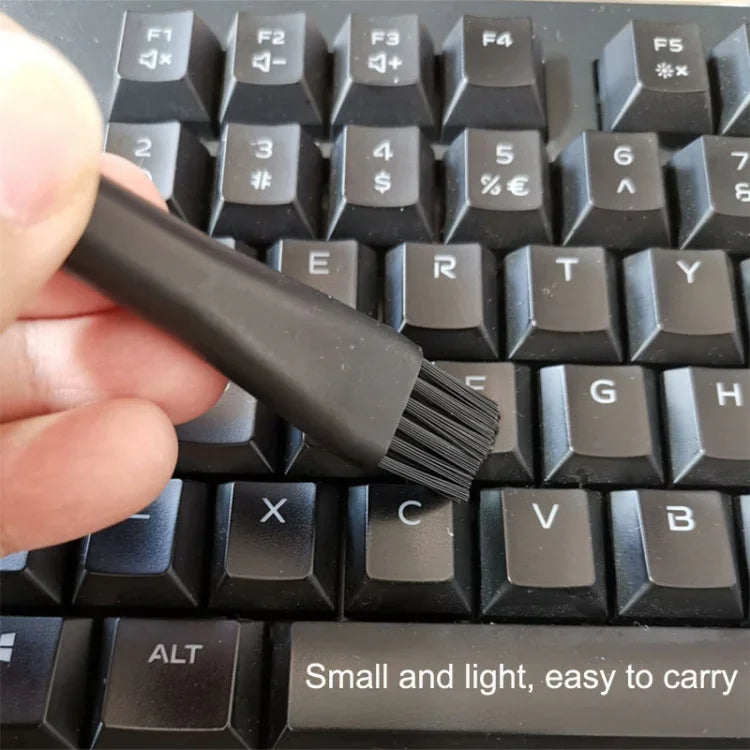 2 Sets Antistatikbürsten Tragbarer Griff Reinigungs-Tastaturbürsten-Kit, 5-in-1