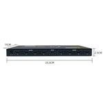 FJGEAR SM4K108 8-Port HDMI-Splitter 4K HD Audio- und Videosplitter EU-Stecker, SM4K108