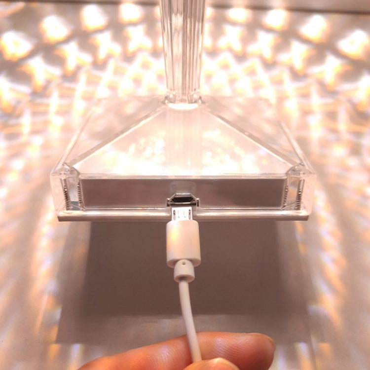 Nachttisch Kristall Tischlampe LED Weinglas Nachtlicht, Spezifikation:, 3 Farbmodelle USB, Fernbedienung RGB16 Farben, 3 Farbige Stecker Modell