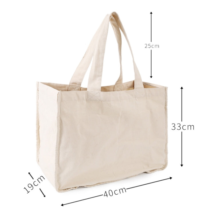 NIEN Unterteilte Einkaufstasche Obst- und Gemüsetrage Canvas-Tasche, Stil:, Einkaufstasche Polyester-Baumwolle, Einkaufstasche reine Baumwolle