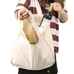 NIEN Unterteilte Einkaufstasche Obst- und Gemüsetrage Canvas-Tasche, Stil:, Einkaufstasche Polyester-Baumwolle, Einkaufstasche reine Baumwolle