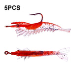 HENGJIA SO077 6cm 3g Bleiumwickelter Garnelen Weichköder Seebarsch Kunstköder, SO077 1, SO077 2, SO077 3, SO077 4