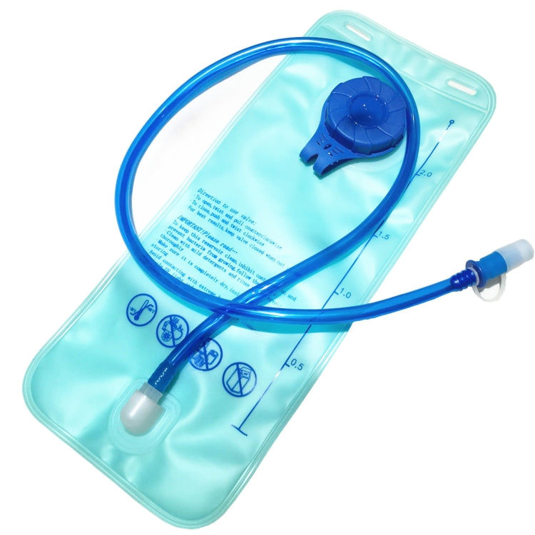 2L Outdoor Trinkwasserbeutel Umweltschutz Sport Reiten Faltbarer Wasserbeutel, Bedruckt 2L, Schalter 2L