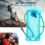 2L Outdoor Trinkwasserbeutel Umweltschutz Sport Reiten Faltbarer Wasserbeutel, Bedruckt 2L, Schalter 2L