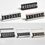 Digitales Metall-Getreidepreisanzeige-Mikro-Stehschild, doppellagig, einlagig