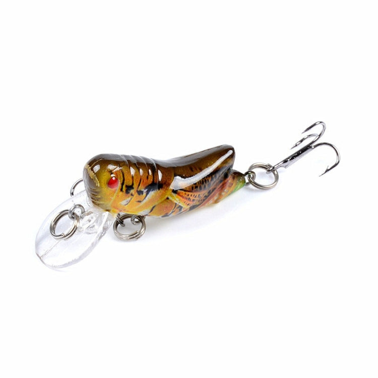 LB119 Insekten Heuschrecke Bionischer Köder Bemalter Kunststoff Hartköder, LB119 1, LB119 2, LB119 3, LB119 4