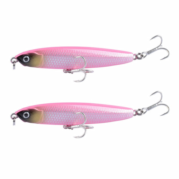 2 Stück CH79 Hartköder Langwurf Sinkender Bleistift Kunstköder, Spezifikation:, 8cm 10g, 8cm 14g, 10,4cm 18g
