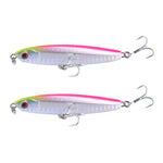 2 Stück CH79 Hartköder Langwurf Sinkender Bleistift Kunstköder, Spezifikation:, 8cm 10g, 8cm 14g, 10,4cm 18g