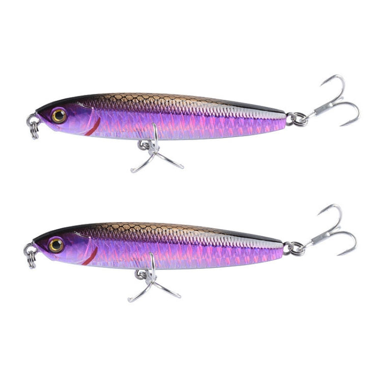 2 Stück CH79 Hartköder Langwurf Sinkender Bleistift Kunstköder, Spezifikation:, 8cm 10g, 8cm 14g, 10,4cm 18g