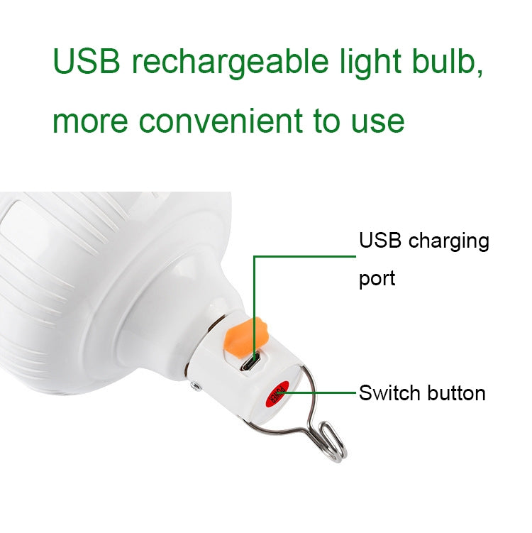 AB26 USB-Lade-LED-Glühbirne, Nachtmarkt-Standleuchten, Outdoor-Camping-Hängelampe, Leistung:, 30W (Weiß), 60W (Weiß), 80W (Weiß), 100W (Weiß), 200W (Weiß), 300W (Weiß), 80W (Orange), 100W (Orange), 200W (Orange), 300W (Orange)