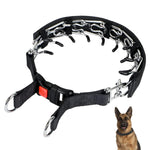 Abnehmbares Trainingshalsband mit Stoffklebeband, Größen: S 2,5 mm x 35 cm, M 3,0 mm x 50 cm, L 3,5 mm x 55 cm, XL 4,0 mm x 60 cm