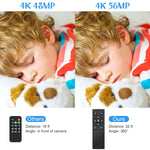 5600PX Zoomfähige 4K Digitale Videokamera Schwarz, Schwarz, mit Fülllicht + Weitwinkelobjektiv, mit Haube + Mikrofon + Weitwinkelobjektiv, mit Stabilisator-Kit
