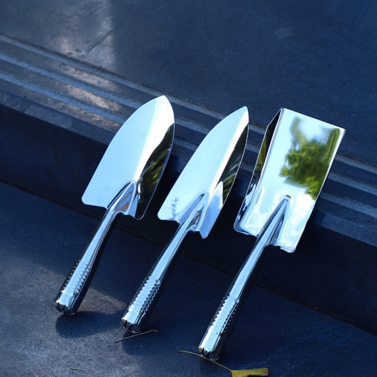 Gartengeräte-Set aus Edelstahl, 3-teilig